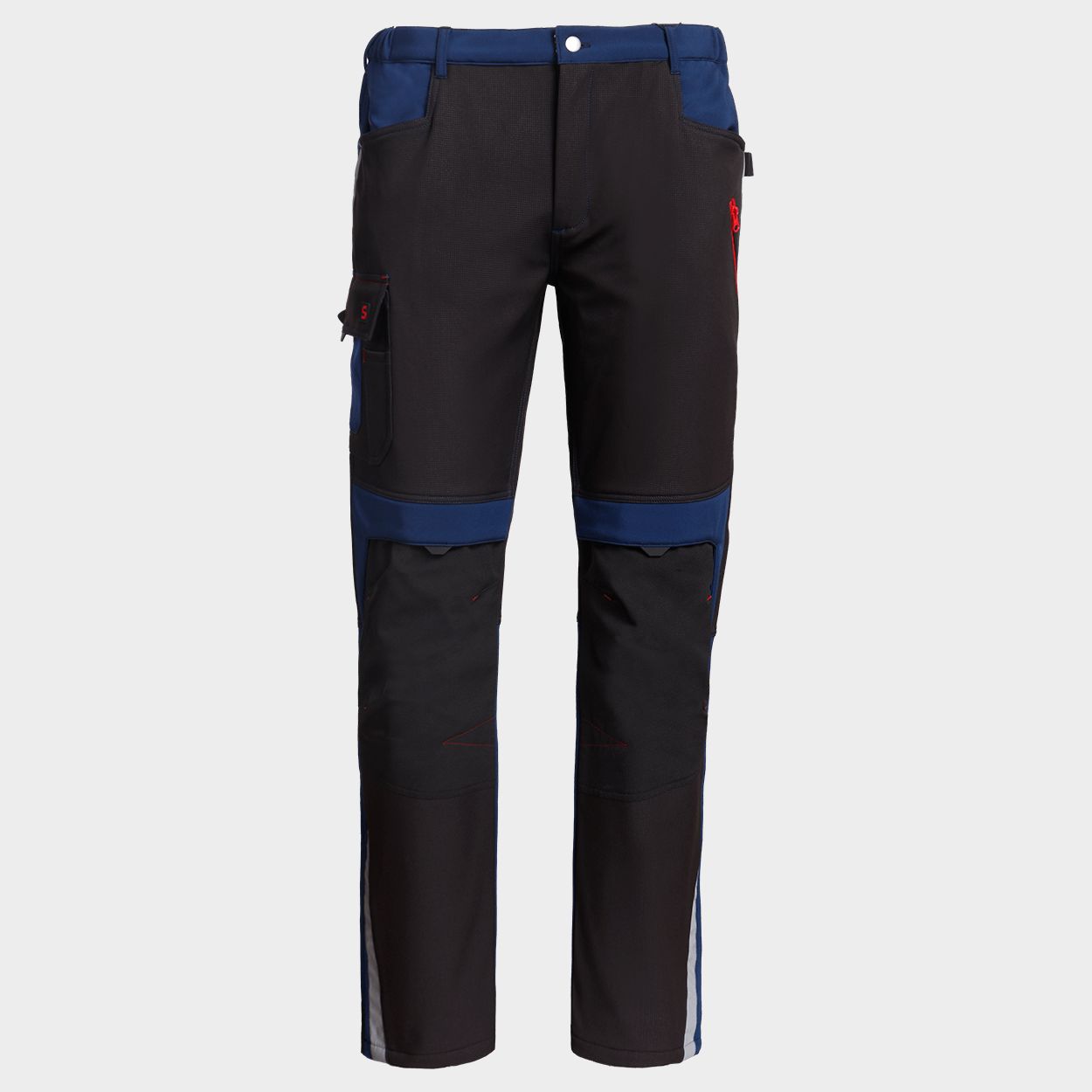 Pantaloni de lucru PRISMA SOFTSHELL 2.0 ALBASTRU NEGRU/ÎNCHIS - 1