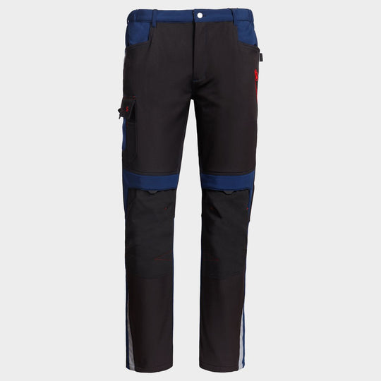 Pantaloni de lucru PRISMA SOFTSHELL 2.0 ALBASTRU NEGRU/ÎNCHIS - 1