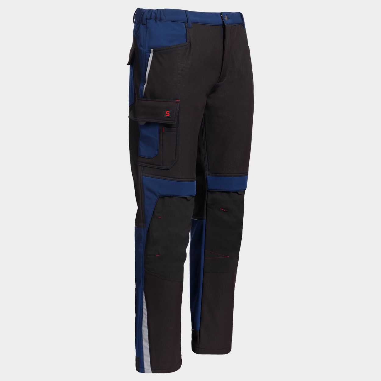 Pantaloni de lucru PRISMA SOFTSHELL 2.0 ALBASTRU NEGRU/ÎNCHIS - 7