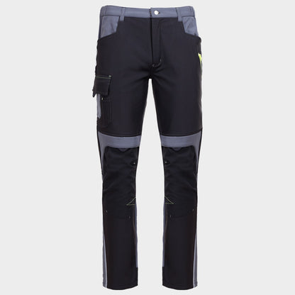 Work trousers PRISMA SOFTSHELL 2.0 BLACK/GREY - 1