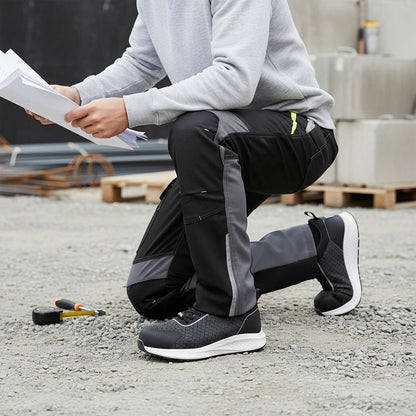 Work trousers PRISMA SOFTSHELL 2.0 BLACK/GREY - 2