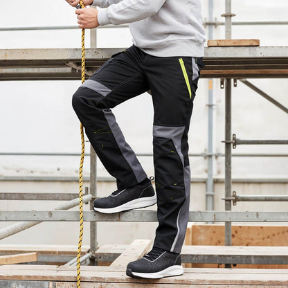 Work trousers PRISMA SOFTSHELL 2.0 BLACK/GREY - 3