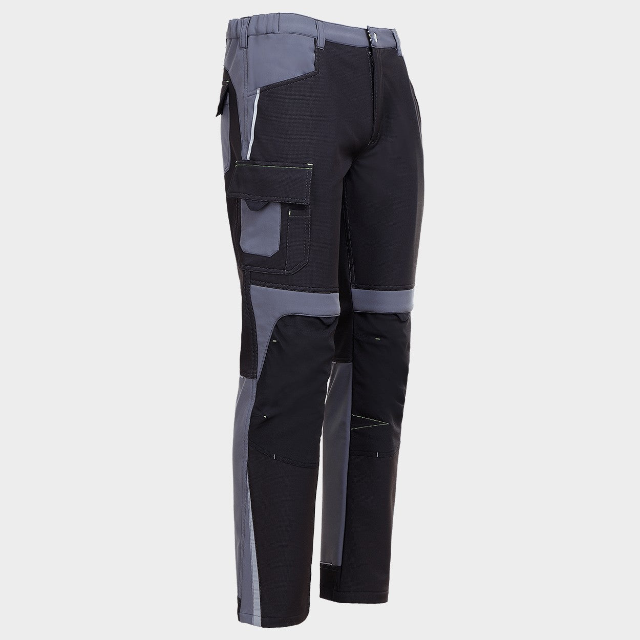 Work trousers PRISMA SOFTSHELL 2.0 BLACK/GREY - 5