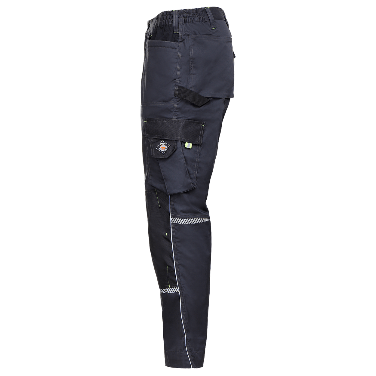 Work trousers PRISMA SPANDEX GREY/BLACK - 4