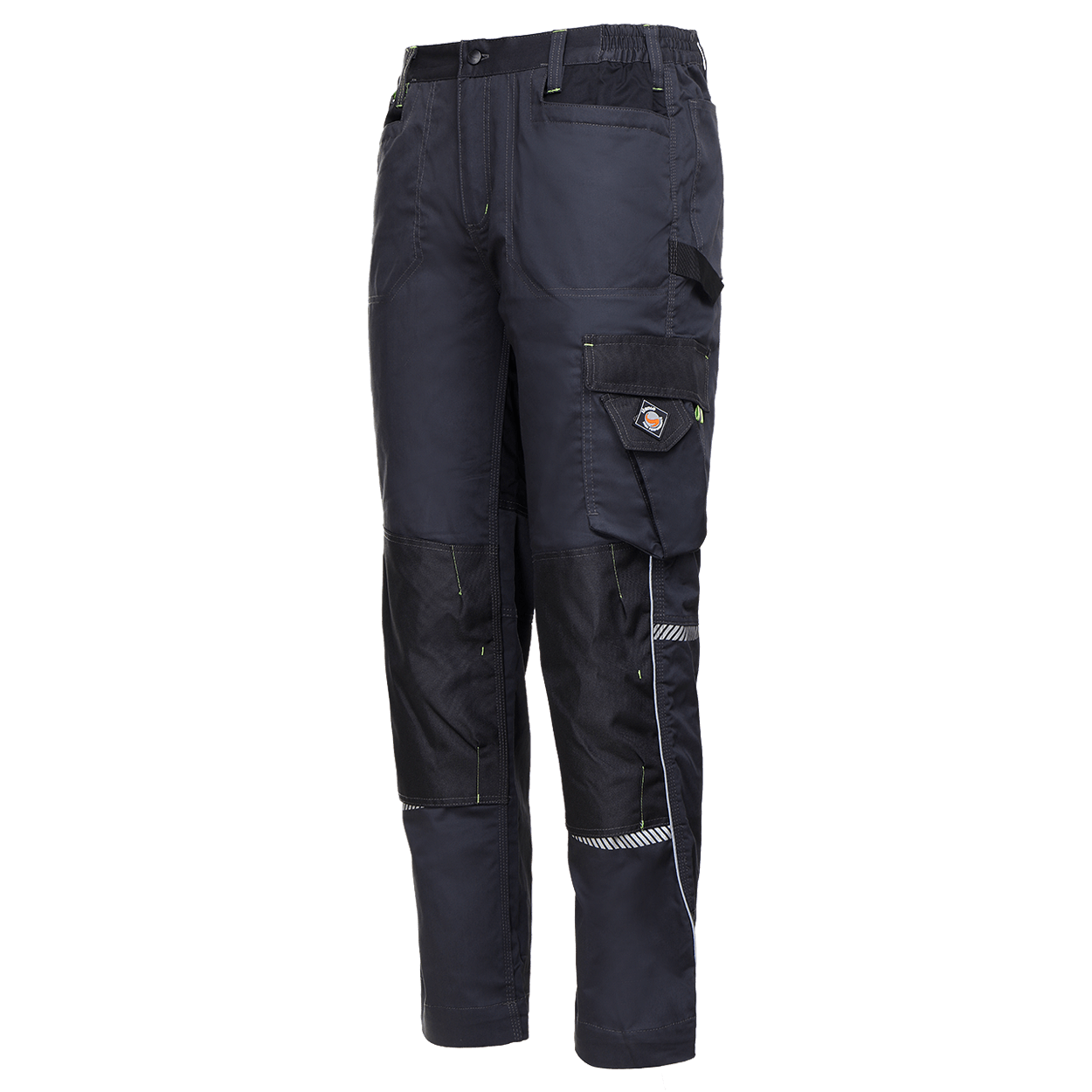 Work trousers PRISMA SPANDEX GREY/BLACK - 5
