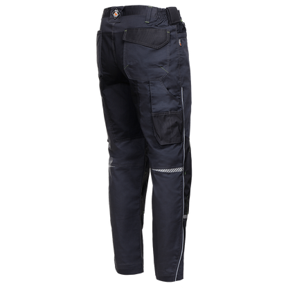 Work trousers PRISMA SPANDEX GREY/BLACK - 6