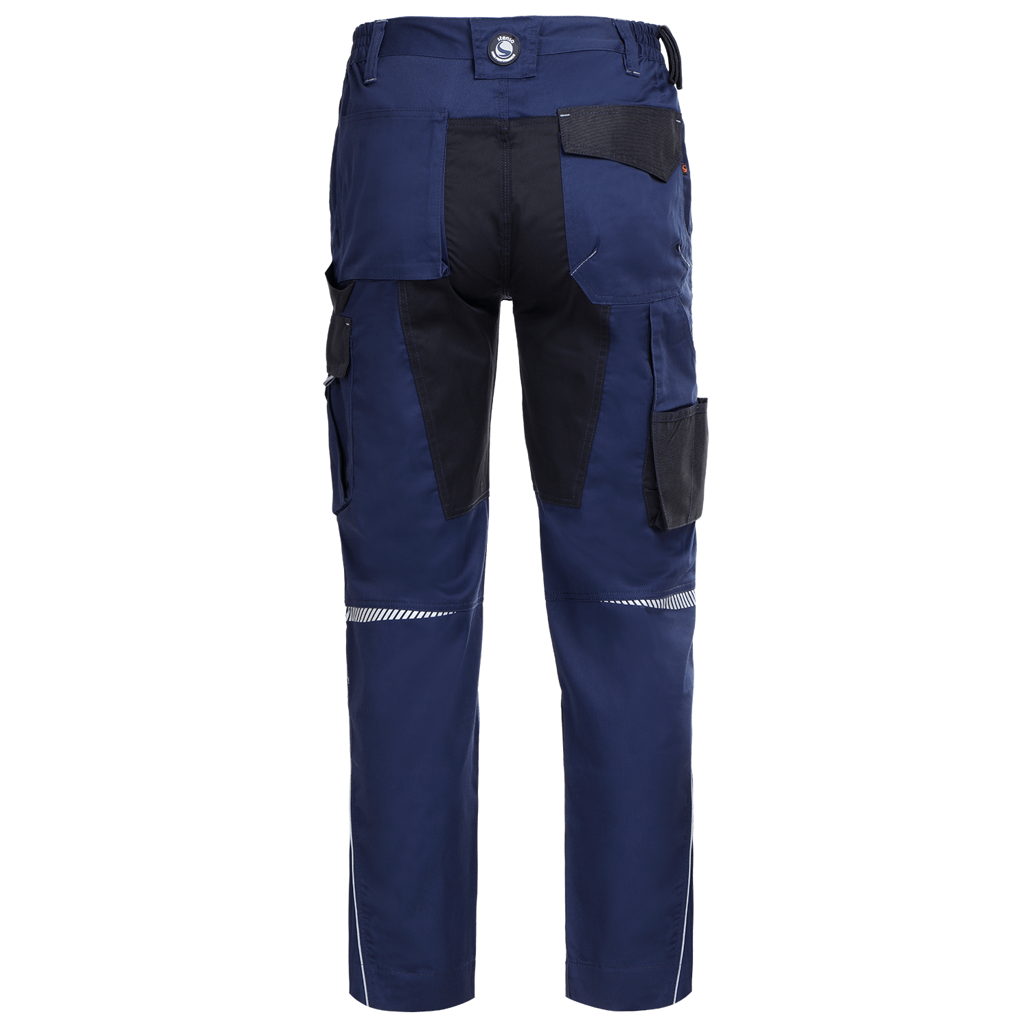 Work trousers PRISMA SPANDEX NAVY BLUE/BLACK - 2