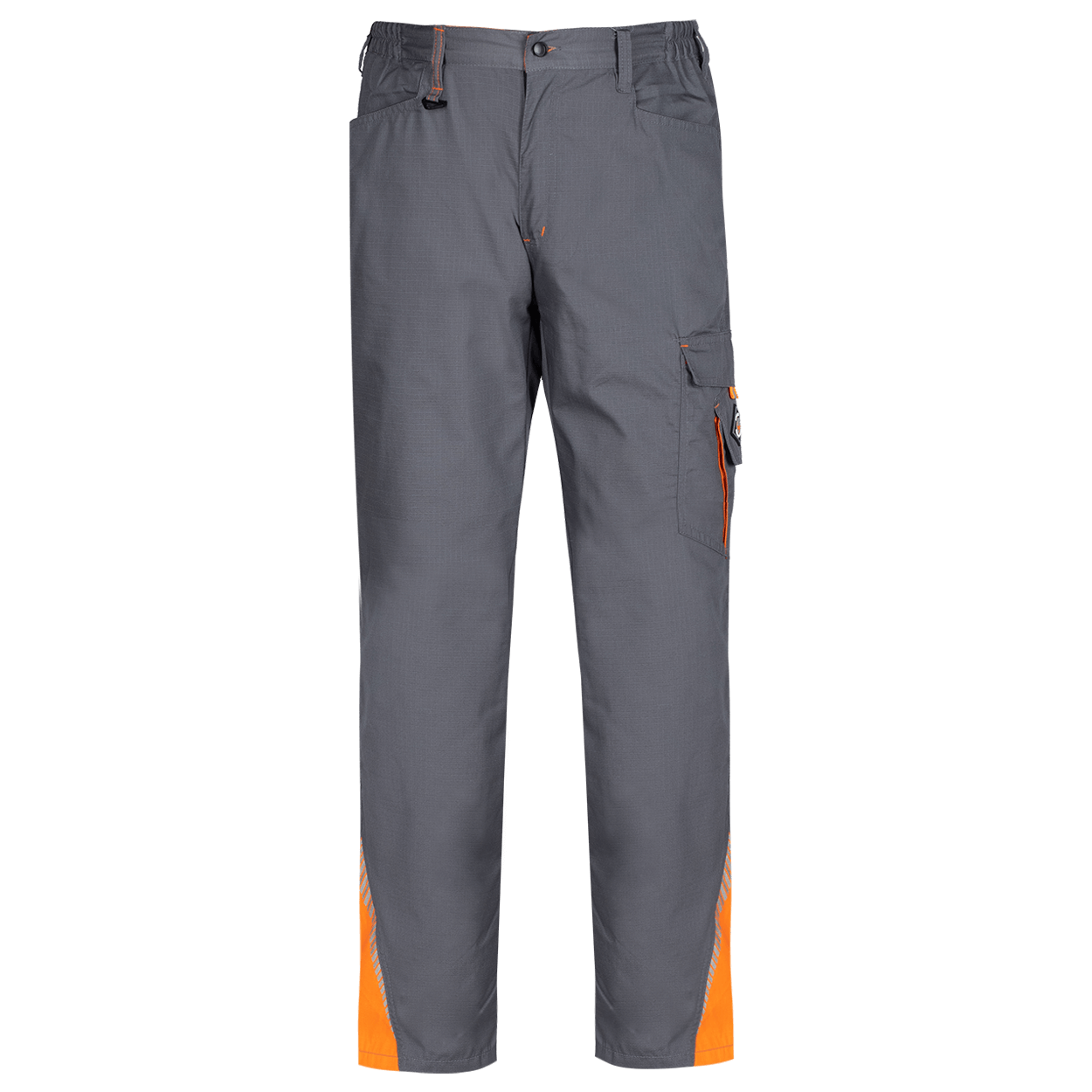 Work trousers PRISMA SUMMER GREY/ORANGE - 1