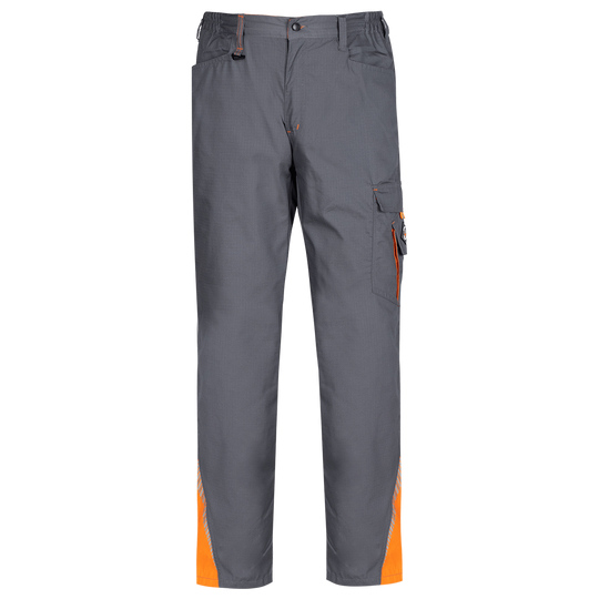 Pantaloni de lucru PRISMA VARĂ GRI/PORTOCALIU - 1