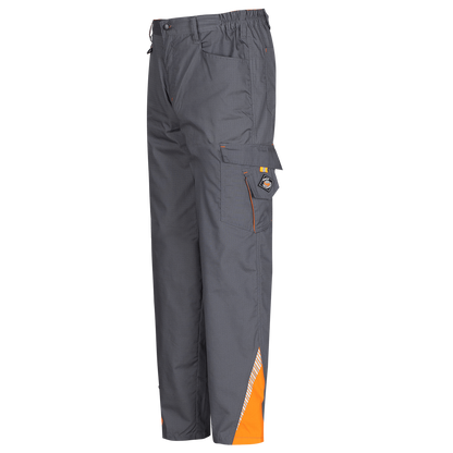 Work trousers PRISMA SUMMER GREY/ORANGE - 3