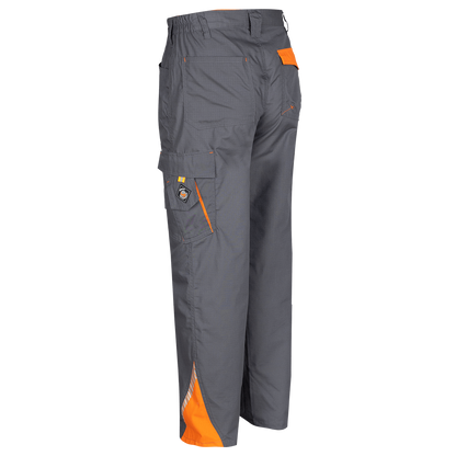 Work trousers PRISMA SUMMER GREY/ORANGE - 5