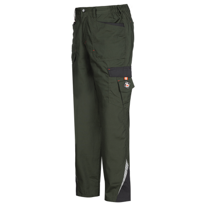Work trousers PRISMA SUMMER OLIVE/BLACK - 3