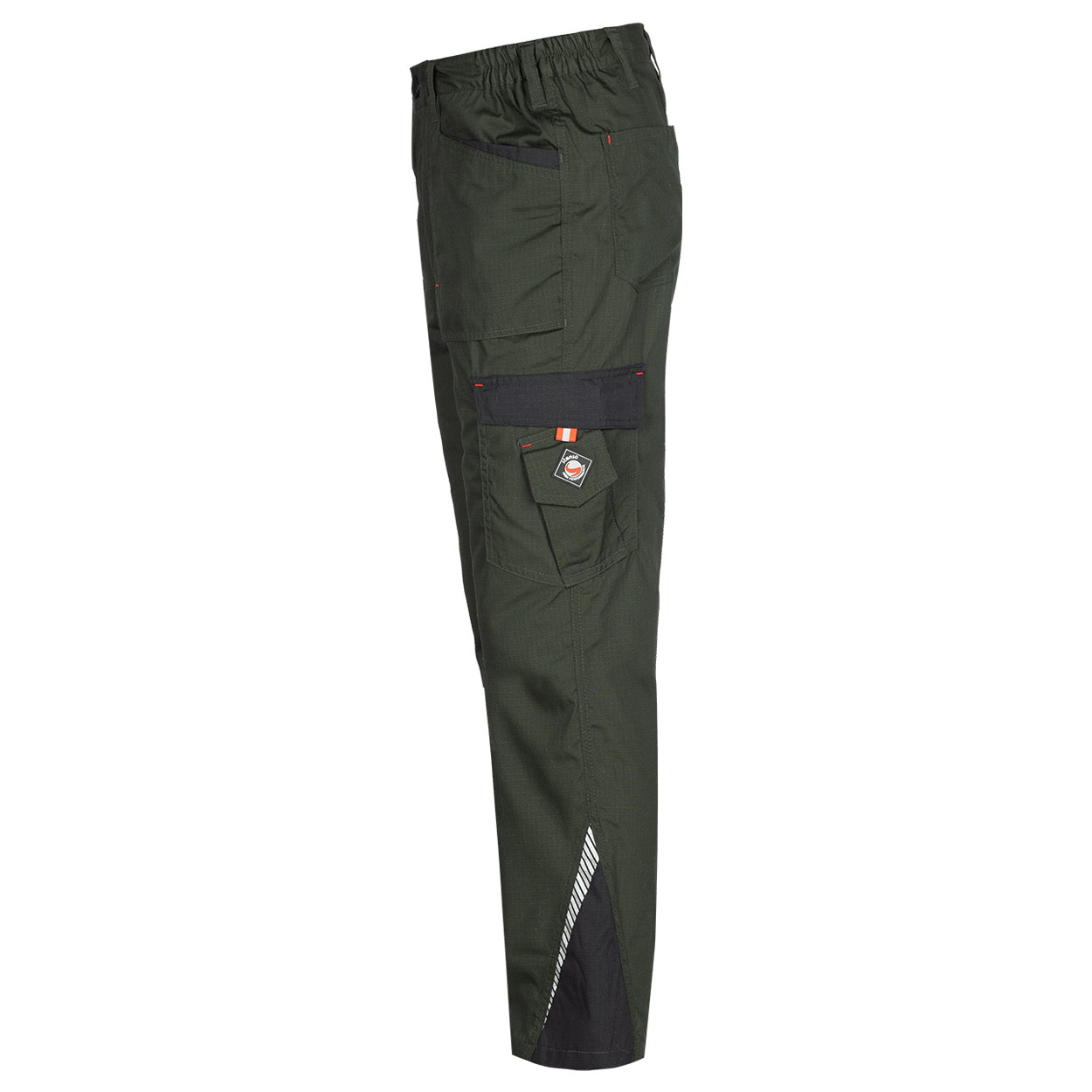 Work trousers PRISMA SUMMER OLIVE/BLACK - 4