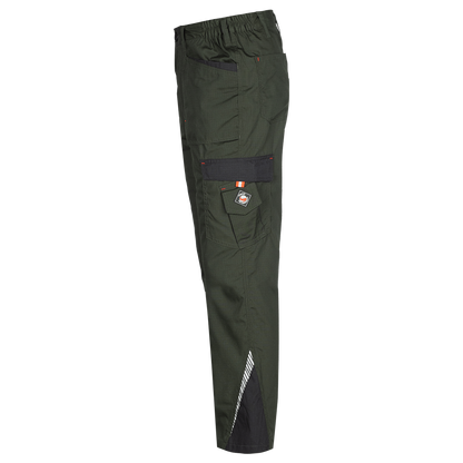 Work trousers PRISMA SUMMER OLIVE/BLACK - 4