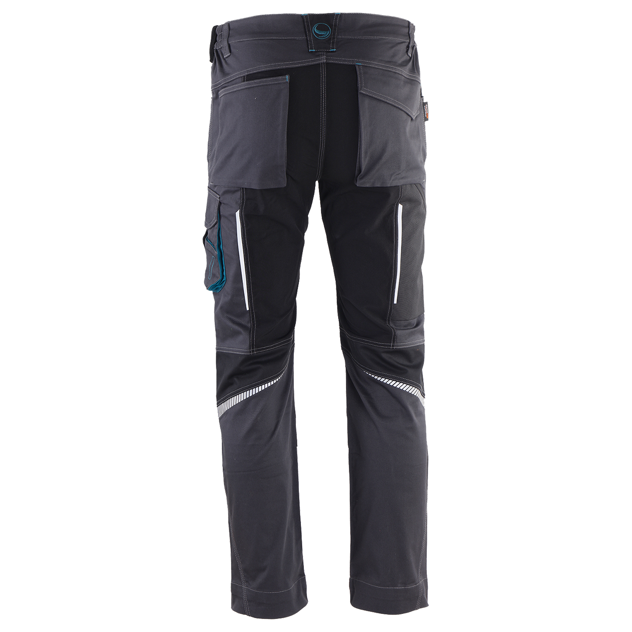 Pantaloni de lucru REVOLT 4STRETCH GREY/BLACK/PETROL - 4