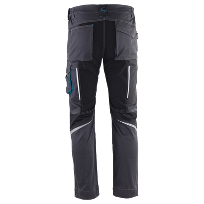 Pantaloni de lucru REVOLT 4STRETCH GREY/BLACK/PETROL - 4