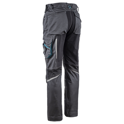 Pantaloni de lucru REVOLT 4STRETCH GREY/BLACK/PETROL - 7