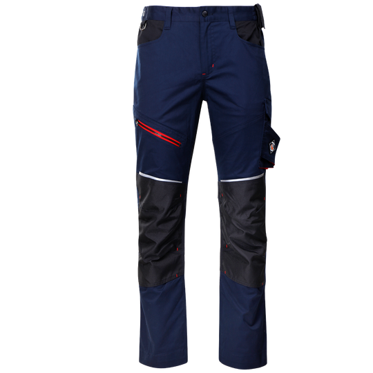 Work trousers REVOLT 4STRETCH NAVY BLUE/BLACK - 1