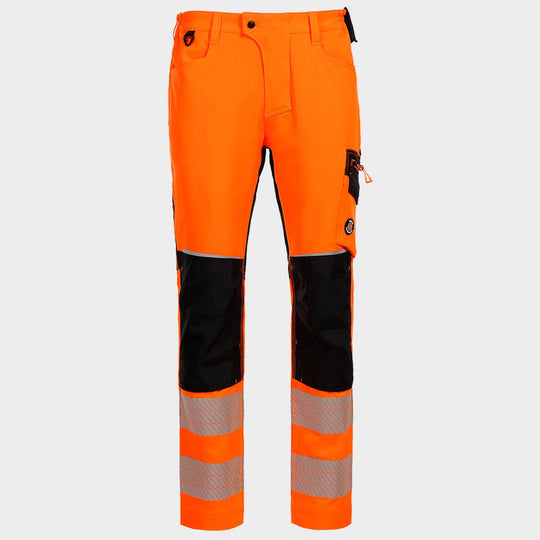 Pantaloni de lucru REVOLT HV 4STRETCH ORANGE - 1