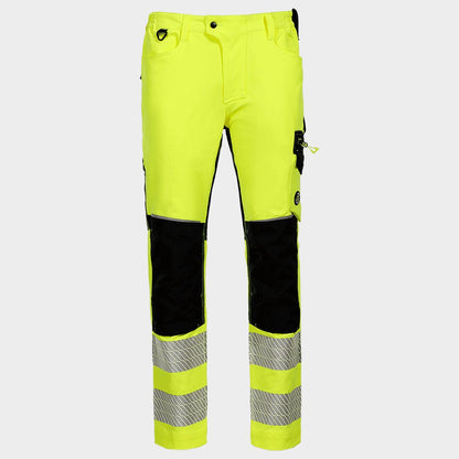 Pantaloni de lucru REVOLT HV 4STRETCH YELLOW - 1