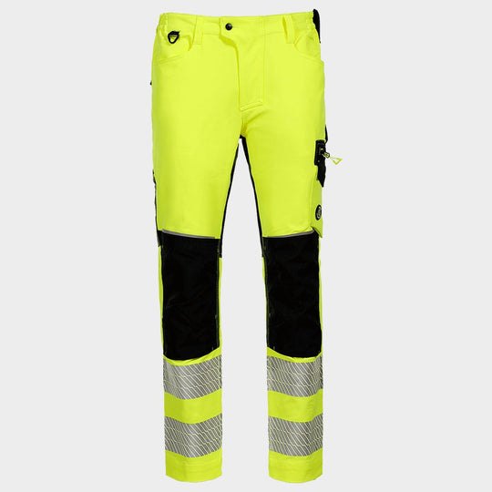 Pantaloni de lucru REVOLT HV 4STRETCH YELLOW - 1