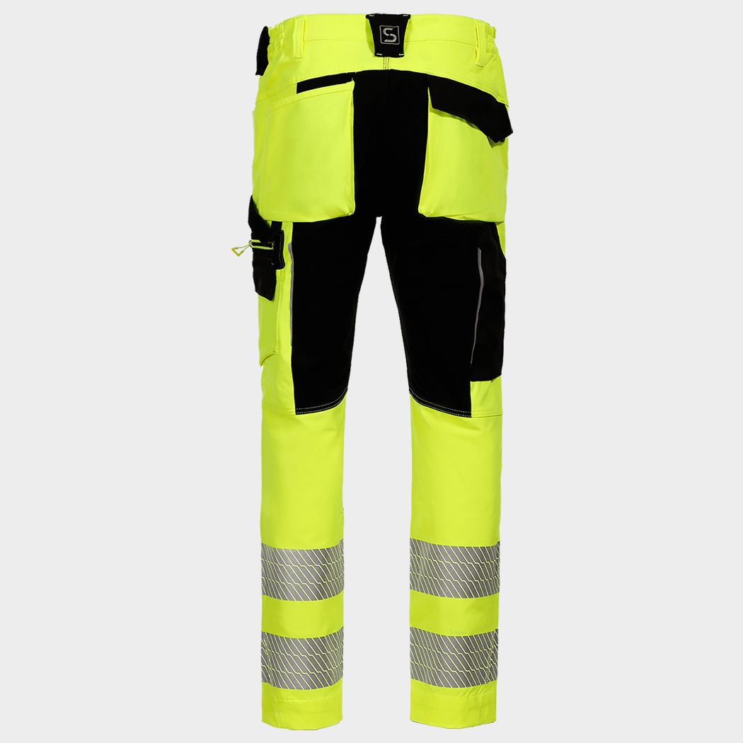 Pantaloni de lucru REVOLT HV 4STRETCH YELLOW - 3