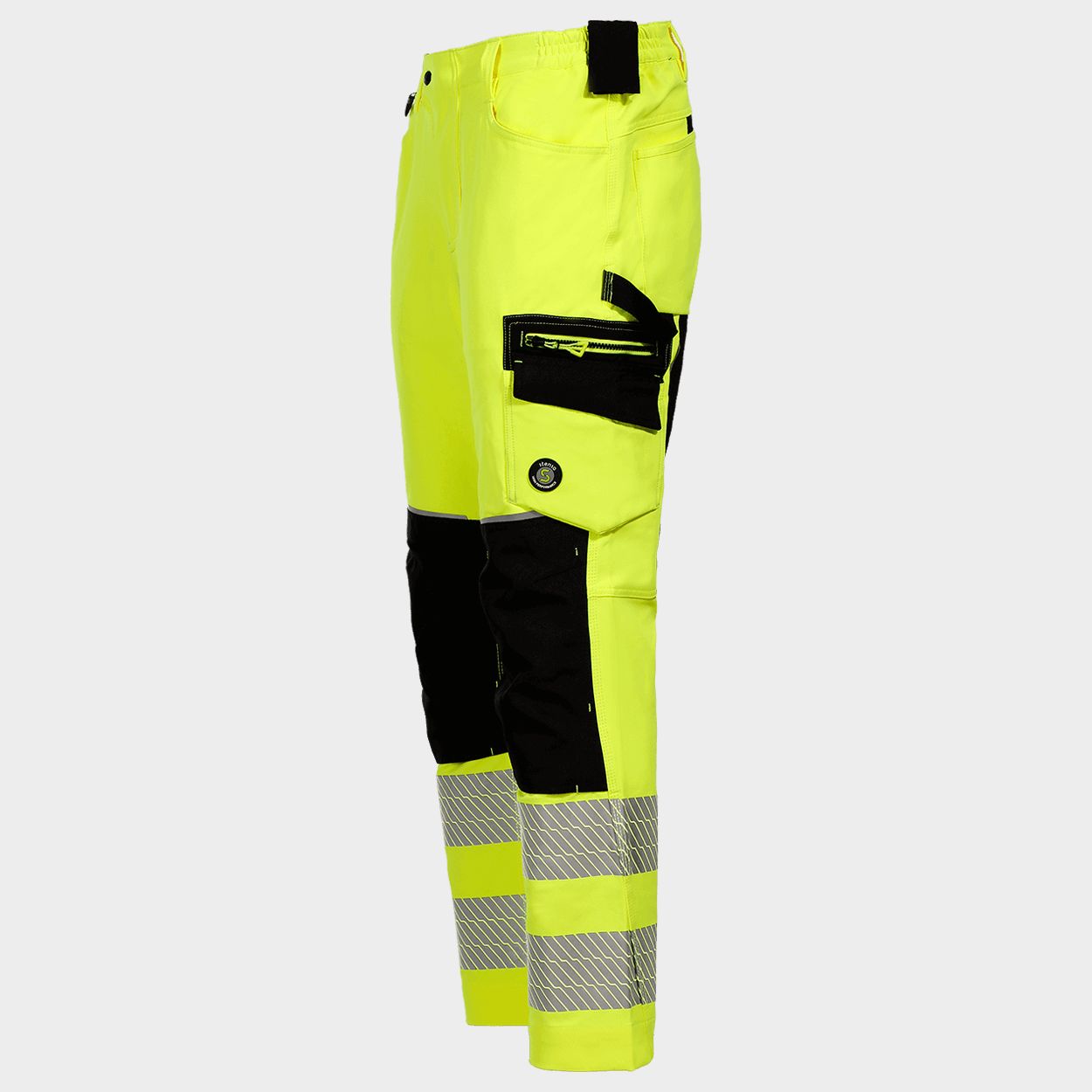 Pantaloni de lucru REVOLT HV 4STRETCH YELLOW - 4