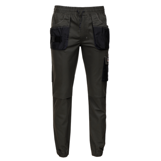Work trousers REVOLT SPORT DARK GREEN - 1