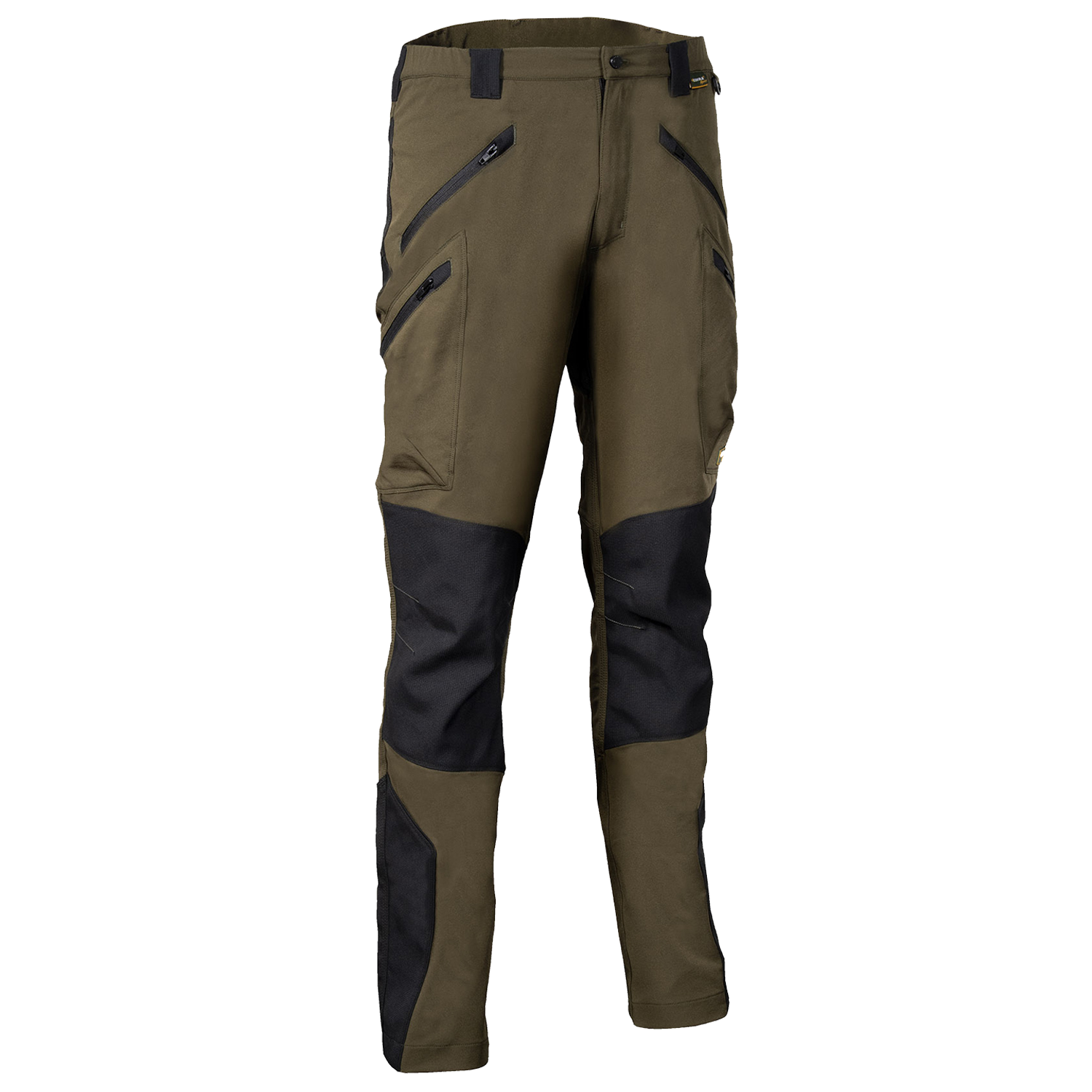 Παντελόνι εργασίας VELTEN BROWN/BLACK - 1