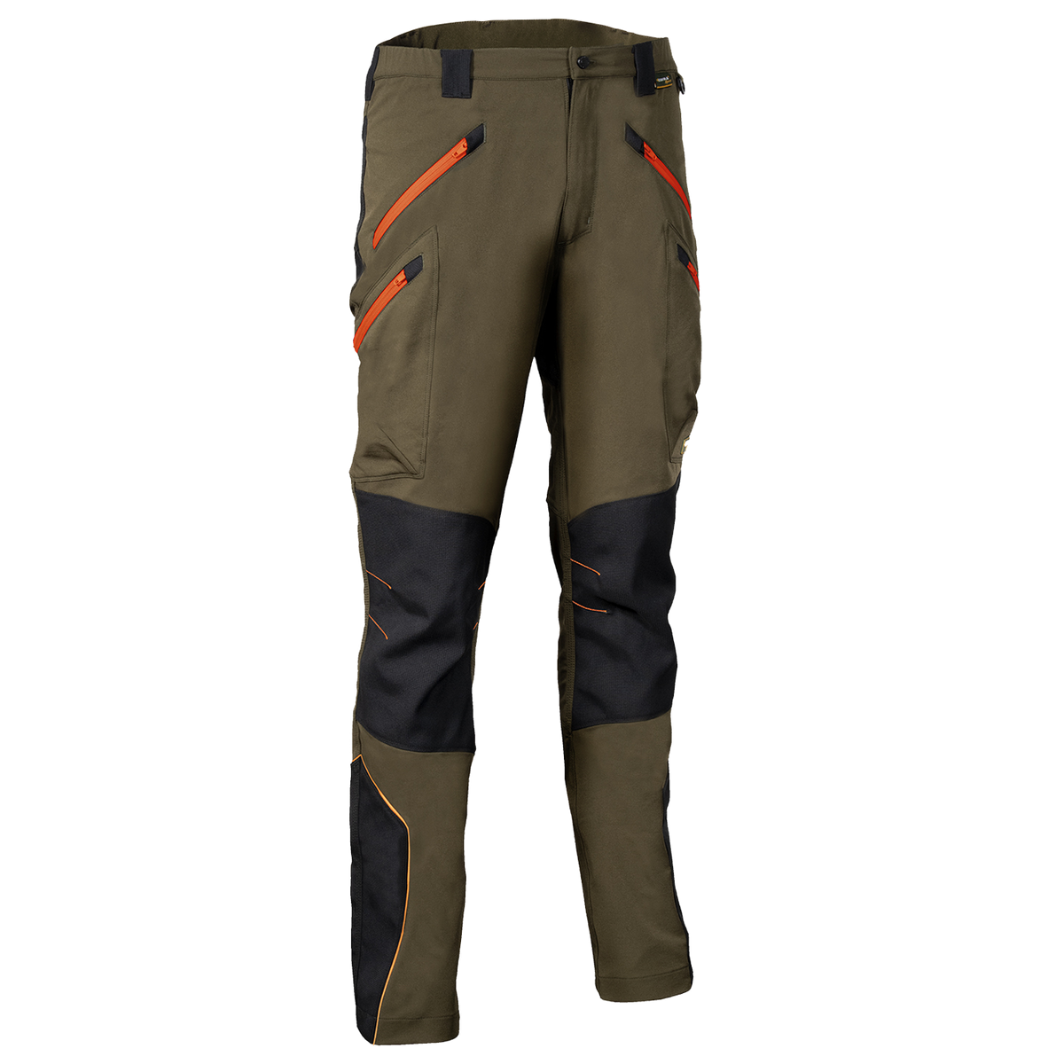 Работен панталон VELTEN BROWN/BLACK/ORANGE